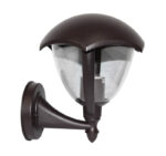 ΦΑΝΑΡΙ ΑΛΟΥΜΙΝΙΟΥ ΕΠΙΤΟΙΧΟ ΠΡΟΣ ΠΑΝΩ ΝΤΟΥΙ E27 IP44 ΣΚΟΥΡΙΑ - 9-03607181