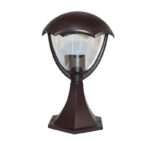 ΦΑΝΑΡΙ ΑΛΟΥΜΙΝΙΟΥ ΕΠΙΔΑΠΕΔΙΟ ΝΤΟΥΙ E27 IP44 ΣΚΟΥΡΙΑ - 9-03607481