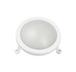 LED ΧΕΛΩΝΑ PC ΣΤΡΟΓΓΥΛΗ Φ172mm 6W 4000K IP54 ΛΕΥΚΗ - 21-10601