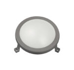 LED ΧΕΛΩΝΑ PC ΣΤΡΟΓΓΥΛΗ Φ172mm 6W 4000K IP54 ΓΚΡΙ - 21-10661