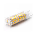 LED ΛΑΜΠΑ SMD ΚΕΡΑΜΙΚΟ G9 6W 230VAC ΔΙΑΦΑΝΗ ΘΕΡΜΟ 3000Κ - 13-90600