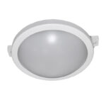 LED ΧΕΛΩΝΑ PC ΣΤΡΟΓΓΥΛΗ Φ213mm 15W 4000K IP54 ΛΕΥΚΗ - 21-2001510