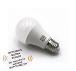 LED ΛΑΜΠΑ ΑΧΛΑΔΙ Ε27 12W 300° ME ΑΝΙΧΝΕΥΤΗ ΚΙΝ. ΜΙΚΡΟΚΥΜΑΤΩΝ ΘΕΡΜΟ - 4-31200