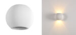 ΑΠΛΙΚΑ ΓΥΨΙΝΗ ΣΦΑΙΡΙΚΗ UP DOWN ΝΤΟΥΙ G9 150*125*130mm(h) - 21-11023