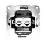 ΜΗΧΑΝΙΣΜΟΣ ΠΡΙΖΑΣ DATA ΔΙΠΛΗ RJ45+RJ45 Cat.6 - 15-020