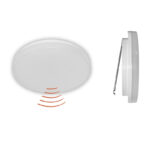 LED ΠΛΑΦΟΝ.PC ΣΤΡΟΓΓΥΛΗ ΜΕ ΑΝΙΧΝΕΥΤ.ΜΙΚΡΟΚΥΜ.24W 4000K IP54 ΛΕΥΚH - 21-33024710