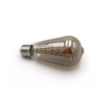 LED ΛΑΜΠΑ COG SPIRAL ΑΒΟΚΑΝΤΟ SMOKY Ε27 ST64 6W ΝΤΙΜΑΡΙΖΟΜ.ΘΕΡΜΟ - 13-276496009