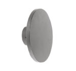 LED ΑΠΛΙΚΑ PC ΕΜΜΕΣΟΥ ΦΩΤΙΣΜΟΥ ΣΤΡΟΓΓΥΛ.Φ165mm 8W 3000Κ IP65 ΓΚΡΙ - 9-8986