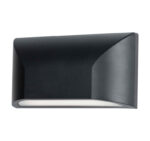 LED ΦΩΤΙΣΤΙΚΟ PC ΕΠΙΤΟΙΧ.ΟΒΑΛ ΜΟΝΗΣ ΚΑΤΕΥΘ.6W 3000Κ IP65 ΓΡΑΦΙΤΗΣ - 9-9661