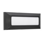 LED ΦΩΤΙΣΤΙΚΟ PC ΕΠΙΤΟΙΧΟ ΟΡΘΟΓΩΝΙΟ 4W 3000Κ IP65 ΓΡΑΦΙΤΗΣ - 3-971