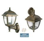 ΦΑΝΑΡΙ PC ΕΠΙΤΟΙΧΟ ΤΕΤΡΑΓΩΝΟ ΔΙΠΛΗΣ ΤΟΠΟΘΕΤΗΣΗΣ Ε27 IP44 ΡΟΥΣΤΙΚ - 9-3371