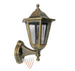 ΦΑΝΑΡΙ PC ΕΠΙΤΟΙΧΟ ΕΞΑΓΩΝΟ ΜΕ ΑΝΙΧΝΕΥΤΗ ΚΙΝΗΣΗΣ Ε27 IP44 ΡΟΥΣΤΙΚ - 9-3571