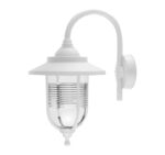 ΦΩΤΙΣΤ.PC ΕΠΙΤΟΙΧΟ ΣΤΡΟΓΓ.ΜΕ ΒΡΑΧΙΩΝΑ ΜΕΓΑΛΟ ΝΤΟΥΙ Ε27 IP44 ΛΕΥΚΟ - 9-370
