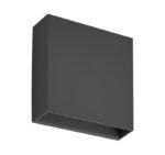 LED ΦΩΤΙΣΤΙΚΟ PC ΤΕΤΡΑΓΩΝΟ ΔΙΠΛΗΣ ΚΑΤΕΥΘΥΝ.6W 3000Κ IP65 ΓΡΑΦΙΤΗΣ - 9-9631