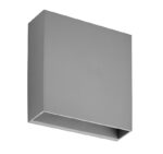 LED ΦΩΤΙΣΤΙΚΟ PC ΤΕΤΡΑΓΩΝΟ ΔΙΠΛΗΣ ΚΑΤΕΥΘΥΝΣΗΣ 6W 3000Κ IP65 ΓΚΡΙ - 9-9636
