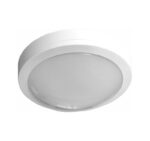 LED ΠΛΑΦΟΝΙΕΡΑ PC ΣΤΡΟΓΓΥΛΗ Φ170mm 12W 3000Κ IP65 ΛΕΥΚΗ - 3-9170120