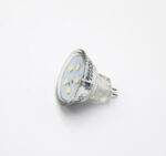 LED ΛΑΜΠΑ MR11 ΓΥΑΛΙΝΟ 2W 12VAC/DC 105° ΛΕΥΚΟ 4000Κ - 13-011121