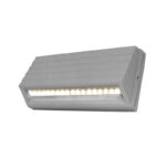 LED ΦΩΤΙΣΤΙΚΟ ΑΛΟΥΜΙΝΙΟΥ ΕΞΩΤΕΡΙΚΟ ΚΥΡΤΟ 3.2W ΘΕΡΜΟ ΓΚΡΙ - 3-9095160