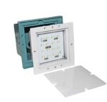 LED ΦΩΤΙΣΤ.ΣΩΜΑ ΔΙΑΔΡΟΜΟΥ ΑΛΟΥΜΙΝ.ΤΕΤΡΑΓ ΧΩΝΕΥΤ.ΜΕ ΚΟΥΤΙ 1W ΨΥΧΡΟ - 3-96320