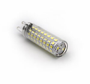 LED ΛΑΜΠΑ SMD ΚΕΡΑΜΙΚΟ G9 9W 230VAC ΔΙΑΦΑΝΗ ΨΥΧΡΟ 6200Κ - 13-9090