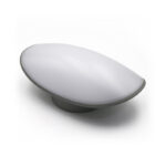 LED ΑΠΛΙΚΑ ΑΛΟΥΜΙΝΙΟΥ ΟΒΑΛ 8W 3000K ΙΡ54 ΓΚΡΙ - 3-11426