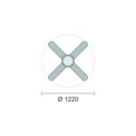 ΑΝΕΜΙΣΤΗΡΑΣ ΟΡΟΦΗΣ LED - Image 2