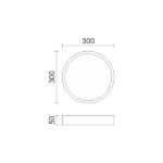 ΠΛΑΦΟΝΙΕΡΑ LED 21W 3000K - Image 2