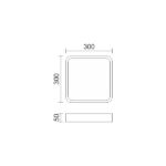 ΠΛΑΦΟΝΙΕΡΑ LED 21W 3000K - Image 2