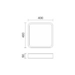 ΠΛΑΦΟΝΙΕΡΑ LED 32W 3000K - Image 2