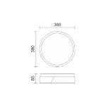 ΠΛΑΦΟΝΙΕΡΑ LED 24W 3000K - Image 2