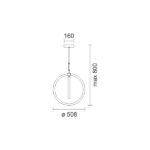 ΚΡΕΜΑΣΤΟ ΦΩΤΙΣΤΙΚΟ LED 35W 4000K - Image 2