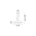 ΚΡΕΜΑΣΤΟ ΦΩΤΙΣΤΙΚΟ LED 33W 3000K - Image 2