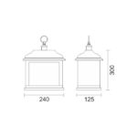 ΔΙΑΚΟΣΜΗΤΙΚΟ ΦΑΝΑΡΑΚΙ LED FLAME - Image 2