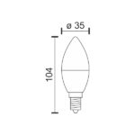 ΛΑΜΠΤΗΡAΣ LED E14 SMART WiFi 5.5W RGB - Image 2