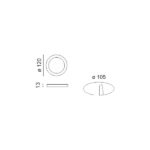 ΧΩΝΕΥΤΟ ΛΕΠΤΟ LED ΟΡΟΦΗΣ 6W 4000K - Image 2