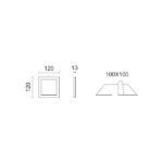 ΧΩΝΕΥΤΟ ΛΕΠΤΟ LED ΟΡΟΦΗΣ 6W 4000K - Image 2