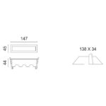 ΓΡΑΜΜΙΚΟ ΧΩΝΕΥΤΟ LED 10W 4000K - Image 2