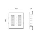 ΦΩΤΙΣΤΙΚΟ LED ΒΕΝΖΙΝΑΔΙΚΟΥ HPL 100W 6000K - Image 2