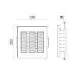 ΦΩΤΙΣΤΙΚΟ LED ΒΕΝΖΙΝΑΔΙΚΟΥ HPL 150W 6000K - Image 2