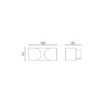 ΑΠΛΙΚΑ ΤΟΙΧΟΥ LED 6W 3000K - Image 2