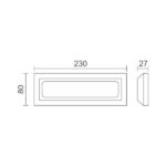 ΑΠΛΙΚΑ LED ΕΞΩΤΕΡΙΚΟΥ ΧΩΡΟΥ 3,8W CCT - Image 2