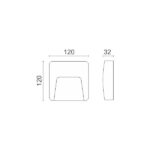 ΑΠΛΙΚΑ LED ΕΞΩΤΕΡΙΚΟΥ ΧΩΡΟΥ 3W CCT - Image 2