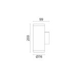 ΑΠΛΙΚΑ LED ΕΞΩΤΕΡΙΚΟΥ ΧΩΡΟΥ 2X4W 4000K - Image 2