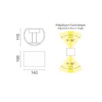 ΑΠΛΙΚΑ LED ΕΞΩΤΕΡΙΚΟΥ ΧΩΡΟΥ 2X3W 4000K - Image 2