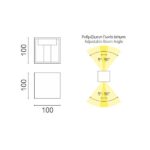ΑΠΛΙΚΑ LED ΕΞΩΤΕΡΙΚΟΥ ΧΩΡΟΥ 2X3W 4000K - Image 2