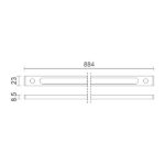 ΓΡΑΜΜΙΚΟ ΦΩΤΙΣΤΙΚΑ LED SLIM 12W 4000K - Image 2