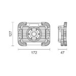 ΦΟΡΗΤΟΣ ΠΡΟΒΟΛΕΑΣ LED ΕΡΓΑΣΙΑΣ COB 10W 6000K - Image 2