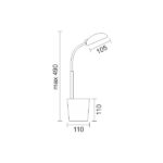 ΦΩΤΙΣΤΙΚΟ LED ΓΡΑΦΕΙΟΥ 5W - Image 2