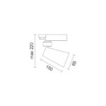 SPOT ΡΑΓΑΣ LED ΡΥΘΜΙΖΟΜΕΝΟ 20W 4000K - Image 2