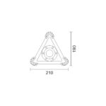 ΦΟΡΗΤΟΣ ΠΡΟΒΟΛΕΑΣ LED ΕΡΓΑΣΙΑΣ COB 30W 6000K - Image 2